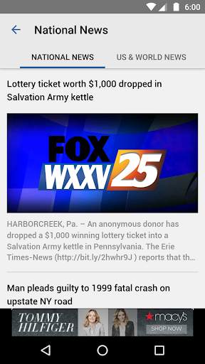 WXXV News 25 screenshot 2