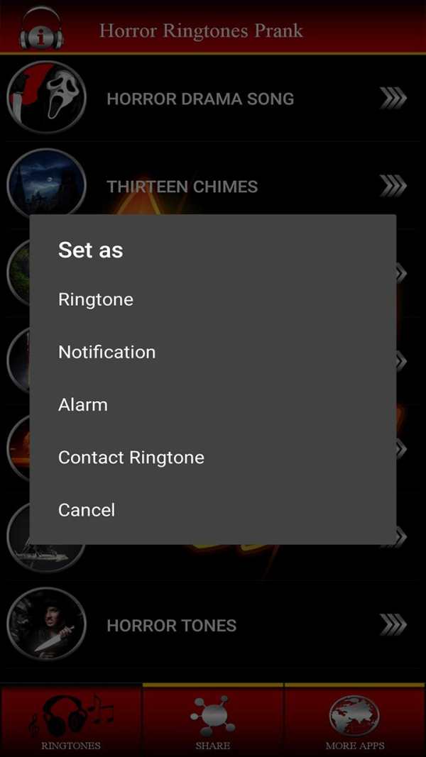 Horror Ringtones Prank screenshot 3