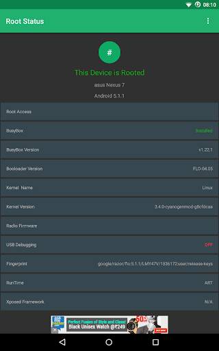 Root Status screenshot 5