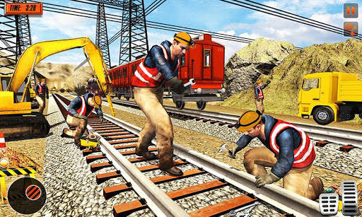 Heavy Machines Train Track Construction Simulator screenshot 4