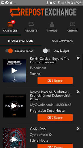 RepostExchange - Promote Your Music screenshot 5