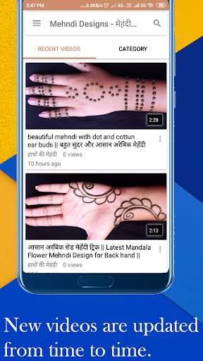 Mehndi Designs Video - Step by step video guide screenshot 3