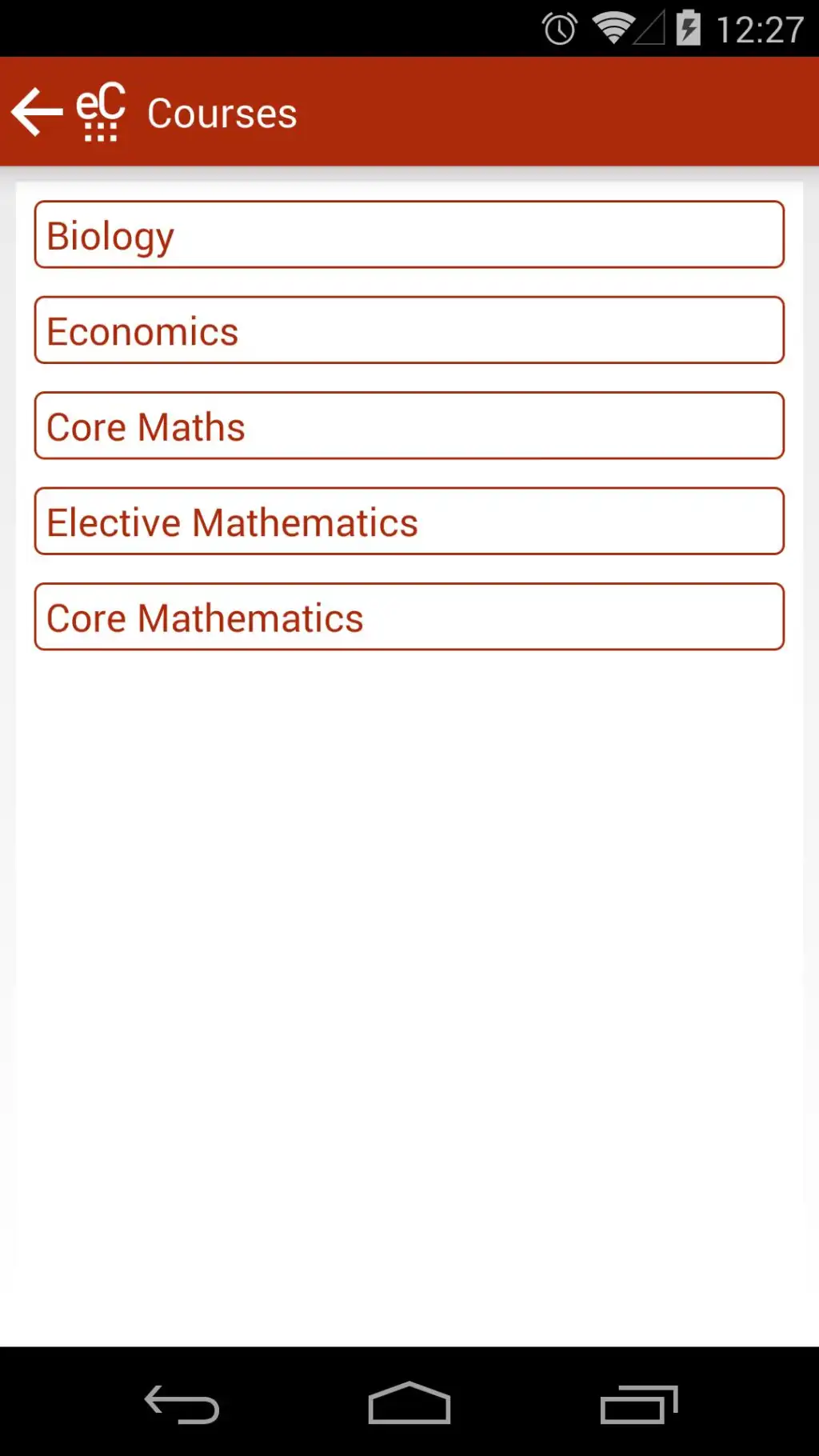 eCampus screenshot 10