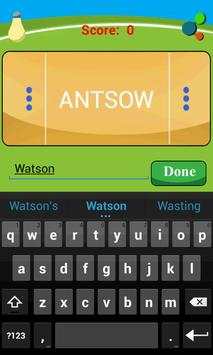 Cricketers Word Game screenshot 6