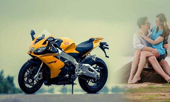 Racing Bike Photo Frame screenshot 1