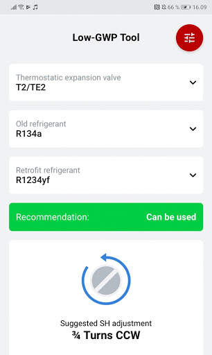 Low-GWP Tool screenshot 1