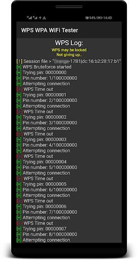 WPS WPA WiFi Tester (No Root) screenshot 1