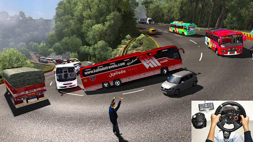 Offroad Bus Simulator-Bus Game screenshot 4