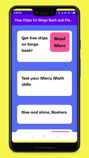 Free Chips for Bingo Bash and Play Quiz screenshot 2