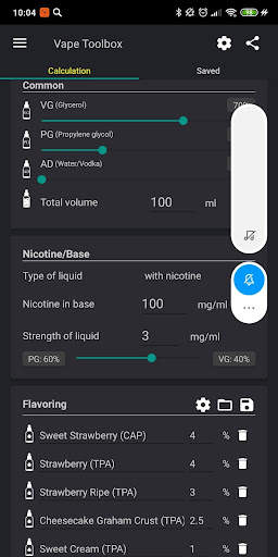 Vape Toolbox Lite 6 تصوير الشاشة