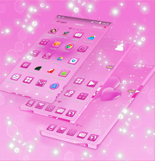 Hearts Launcher Theme screenshot 1