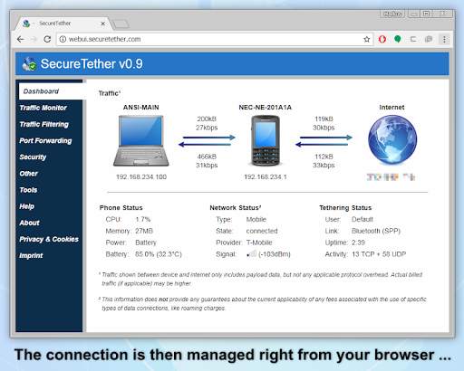 SecureTether WiFi screenshot 4