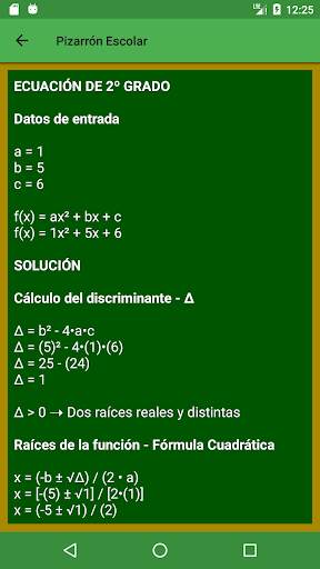 Fórmulas Matemáticas screenshot 2