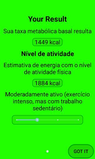 Basal Metabolic Rate screenshot 5