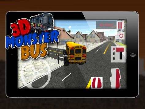 3D Monster Bus Simulator 2015 screenshot 10