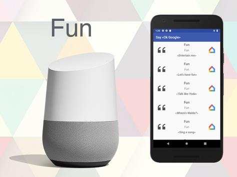Actions list for Google Home (Google Home mini) screenshot 2