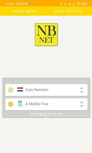 NBNet VPN screenshot 1