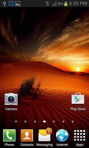Desert Sunset Live Wallpaper screenshot 2