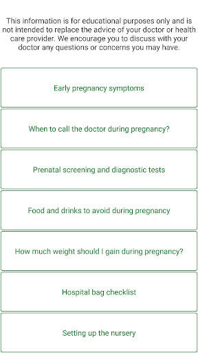 Pregnancy Due Date Calculator screenshot 7