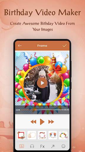 Birthday Video Maker with Music screenshot 1
