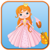Coloring Book Princess icon