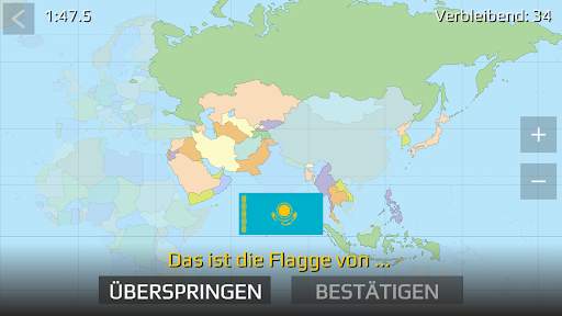 World Map Quiz screenshot 2