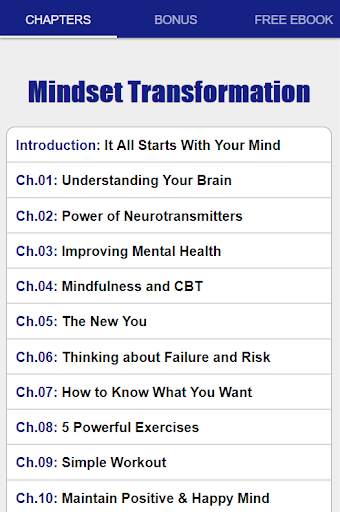 Mindset Transformation screenshot 2