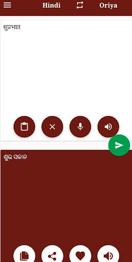 Oriya (Odia) - Hindi Translator screenshot 2