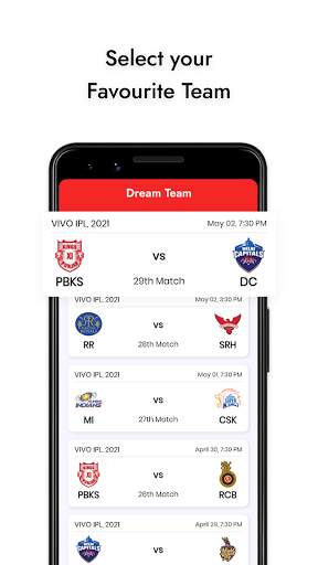 Dream Team11 -Dream 11 IPL Cricket Team Prediction screenshot 2