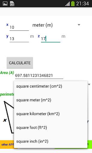 Area, Perimeter, Circumference screenshot 6
