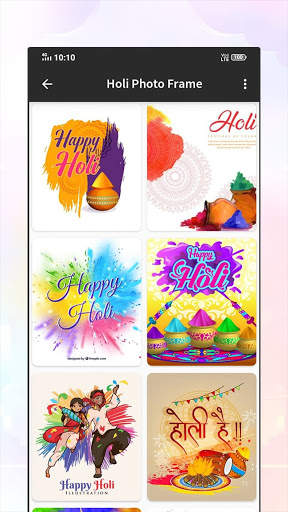 Holi Photo Frame screenshot 2