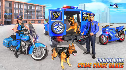 US Police Moto Bike Games screenshot 1
