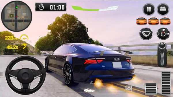 City Driving Audi Car Simulator screenshot 1