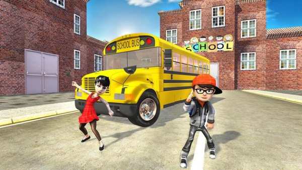 Crazy School Bus Transport Sim screenshot 14