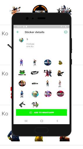 FreFire 🔥 Stickers WAStickersApps F🔥F screenshot 3