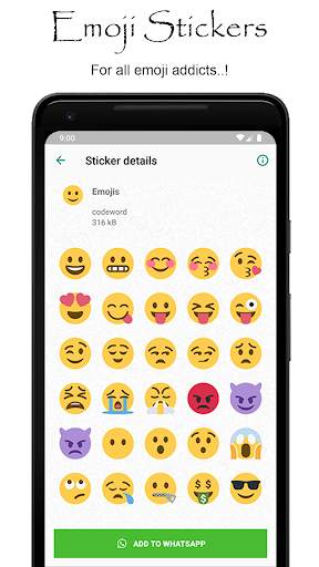 WhatsApp Stickers | WAStickerApps Free 5 تصوير الشاشة