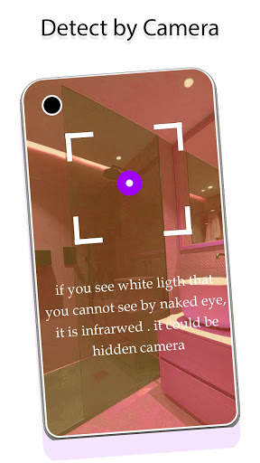 Hidden camera detector: IR spy camera finder 2021 screenshot 2