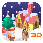 Christmas Eve 3D Craft Theme icon