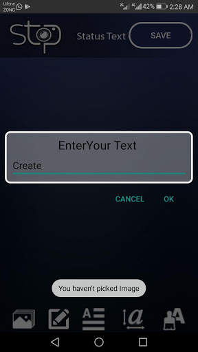 Status Text On Photos (stop) screenshot 5