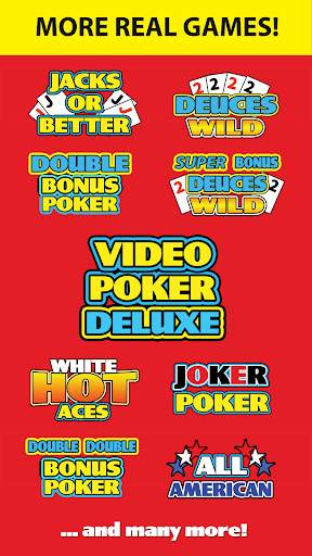 Video Poker Deluxe 2 تصوير الشاشة