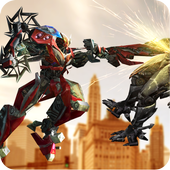 Flying Robot Ninja Battle 3D icon