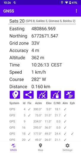 GNSS Viewer screenshot 2