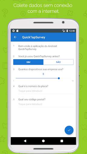 QuickTapSurvey screenshot 1