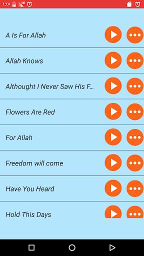 International Islamic songs in English screenshot 2