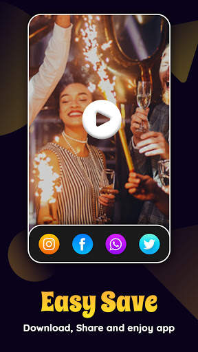 New year video maker, photo video maker 2021 screenshot 1