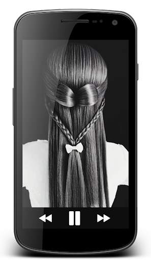 Long Hairstyle - Video Step By Step Offline screenshot 1