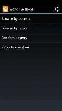 World Factbook screenshot 1