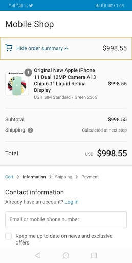 Mobile Shop screenshot 7