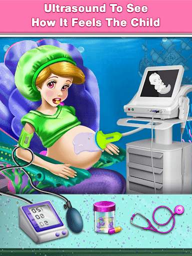 Pragnant Mermaid Care Newborn  screenshot 8