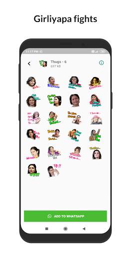 Hindi Sticker: Text WAStickers screenshot 7